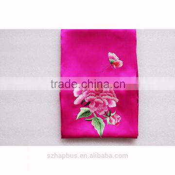 100% Silk Scarf With Handmade Embroidery in Silk Threads photo-4