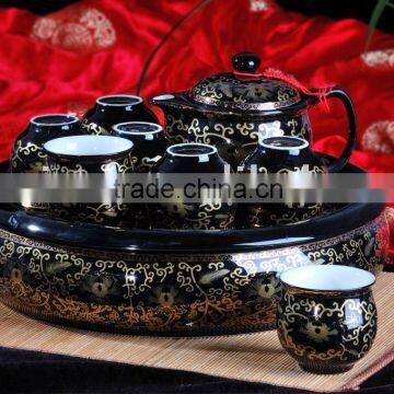New porcelain tea set