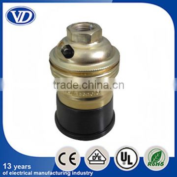 Copper lamp socket E27 with nylon base