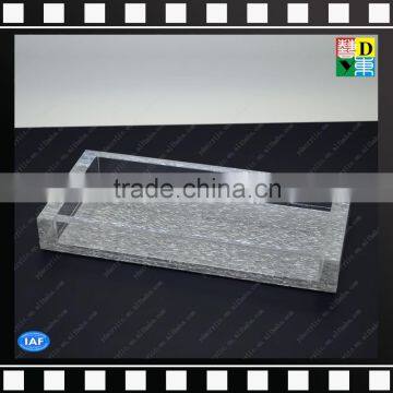 Acrylic Transparent Clear Bathroom Shower Tray/ Towel Holder for Hotel/home