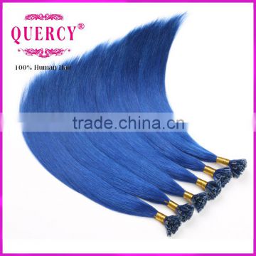 100% brazilian keratin/u-tip/nail human hair extensions