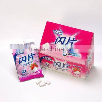 chewing gum wrapper different sealed packs