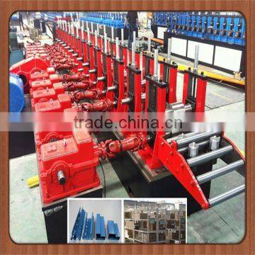 Zhongtuo metal purline shelves rack pillar beam upright production line for supermarket &wearhouse