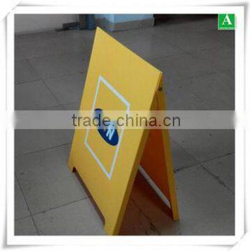 3D Printing ABS Yellow Custom Vacuum Formed Plastic Caution Stand Sign Board Quality Choice photo-2