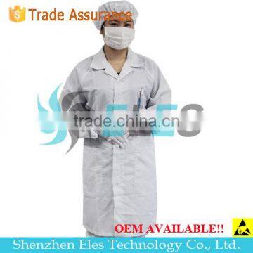 Cleanroom Use Antistatic Polyester Overcoat With High Quality photo-2