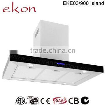 CE CB SAA GS Approved 90cm Stainless Steel Kitchen Island Cooker Hood