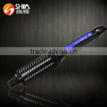 Salon magic electric straightening hair brush iron volume professional hair straightener comb                        
                                                Quality Choice