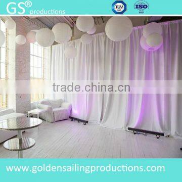 Outdoor event wedding aluminum backdrop stand pipe drape for trade show booth