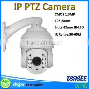 China new outdoor waterproof ip66 ip high speed dome camera,1080p30 full hd 3x zoom ptz video camera