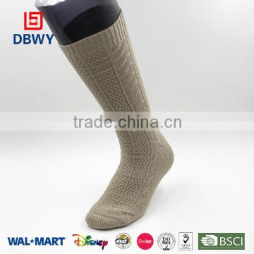 2015! Newest Fashion Elite Solid Color Knee High Wool Sock of China Manufacturer !