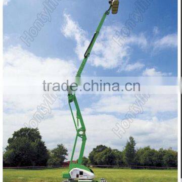 battery telescopic boom lift self-propelled boom lift battery manlift