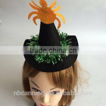 Halloween headband/Halloween mini witch headband/ hot sale Halloween headband with yellow spider