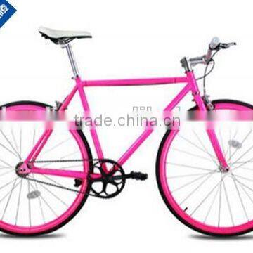 women's 700C hi-ten steel single speed fixed gear bike made in China