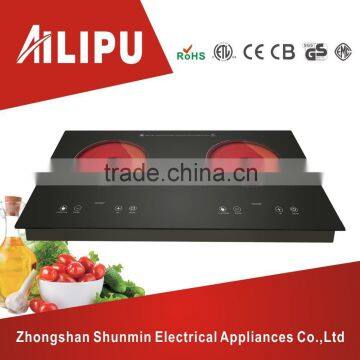 Inbuilt dual infrared stoves/elctric ceramic cooker with high power and low consumption