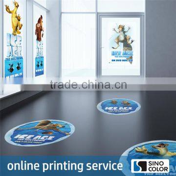 Custom Artwork Plastic Paper Film removable floor decals