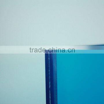 8.38 dark blue Laminated glass