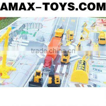 Dts-10826604 Die Cast Truck 1:72 Emulational Die Cast Engineering Truck Model for Kids