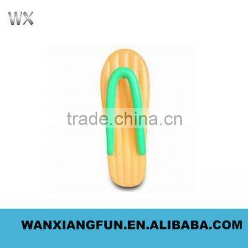Inflatable slipper shape mattress for kids,floating inflatable mattress