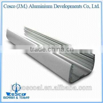 Extrusion aluminium groove