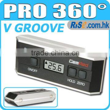 Digital 3-in-1 Protractor Angle Finder 0 ~ 360 degree V-Groove Slope Level Inclinometer