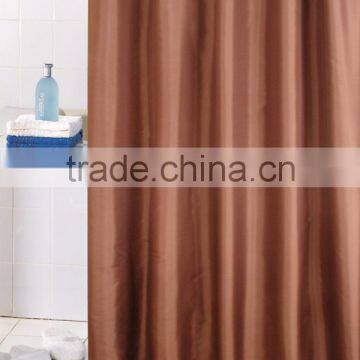 factory directly Solid color polyester textile shower curtains