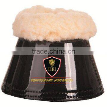 Color Neoprene With Sheepskin Horse Bell Boots/ Neoprene Horse Over Reach Boots / Neoprene Colors Bell Boots/over Reach Boots photo-2