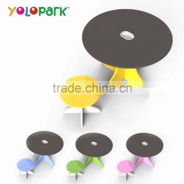 2014 MDF round tables furniture sets, child study table and chair