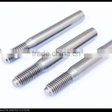 carbon steel 1045 taper pin with threadand constant taper length