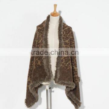 New product high quality fashion pallium/Leopard grain large shawl WJ-667