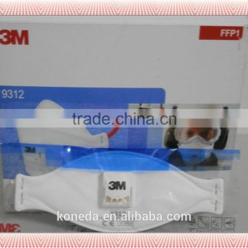 3M 9312 EN149:2001 FFP1 mask, 3M FFP1 9312 dust mask with valve