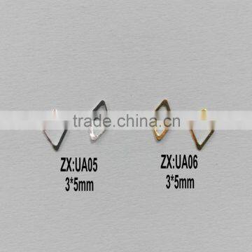 Hot Sell Mini Gold & Silver Nail Studs Arrow/heart/star/rhombus photo-4