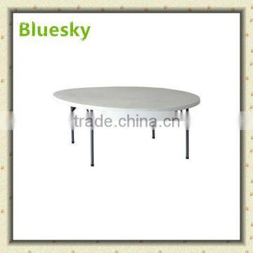 5.1ft No folded Plastic Round table for Banquet Garden Restaurant Wedding