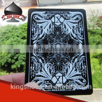 Hign end custom playing cards front and back with low cost