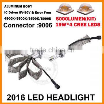 hondas crees chips 6000lumen whole aluminum body slim halogen bulbs 9006 replacement headlight bulbs