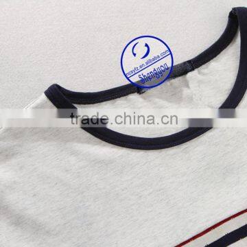 Custom Fashion Design Cotton Yarn Dyed Mens t- Shirt Wholesale China photo-3