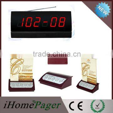 Ihomepager wireless waiter call system with menu holder