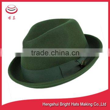 Wool Felt Fedora Trilby Hats