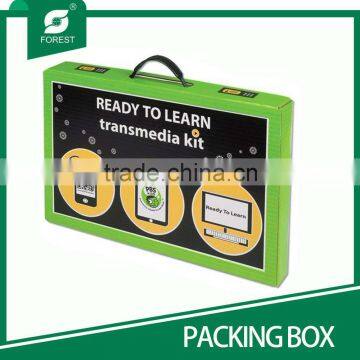 CORRUGATED GIFT HANDLE CARTON BOX CUSTOM PRINTING photo-2