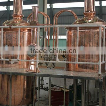 Red copper style beer brewing, Draft Beer brewing equipment,brewery plant,craft beer brewing system