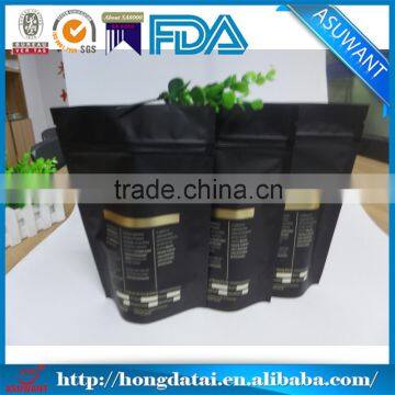 Matte Black Aluminum Foil Print Zip Lock Bags photo-2