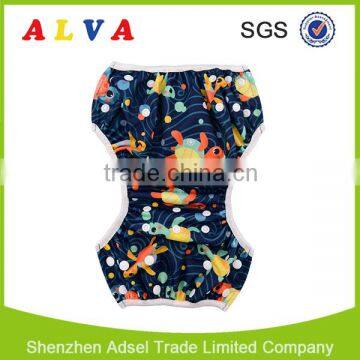 Alva New Turtle Pattern of Baby Swim Diaper Reusable Swimming Diaper photo-3