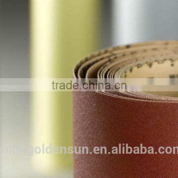 EW91 electro coated aluminum oxide abrasive paper roll kraft paper made in china hard wood sanding