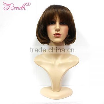 New Fashion human hair short bob cheap wig for sale