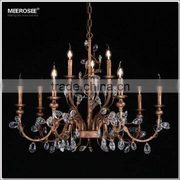 Large Cristal Chandelier Crystal Iron Living Room Chandeliers for Sale MD2529