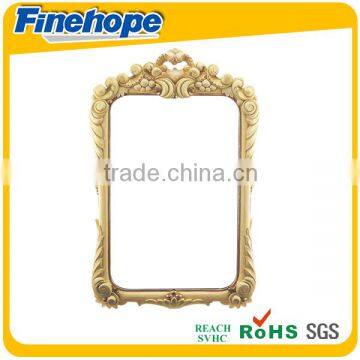 Exquisite antique wood pu mirror carved frame antique