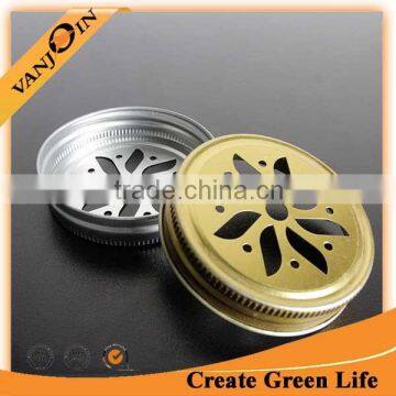 Regular Mouth Daisy Cut Mason Jar Lids photo-3