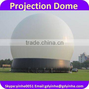 2016 single layer giant white 3D inflatable dome tent /removable inflatable dome tent