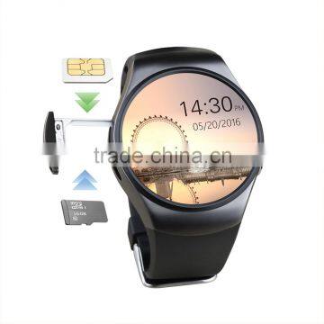 EXCELVAN Smart Watch KW18 SIM Watch MTK2502C Pedometer Heart Rate Monitor Touch Screen Smartwatch for IOS Android Smartphone photo-5
