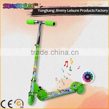 Chinese cheap iron scooters for little baby with music