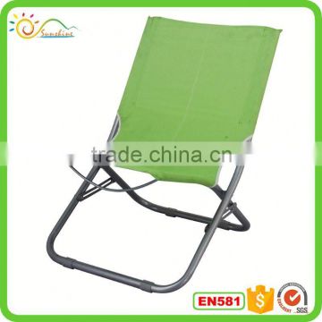 Folding sun chair with pillow Polyester fabric